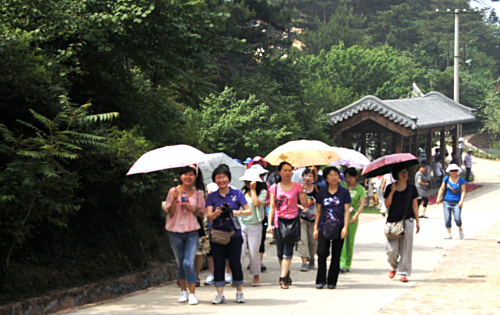 2012云峰山--去薰衣草园的路上